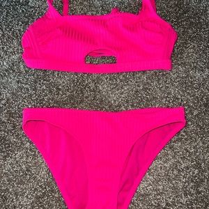 hot pink bikini